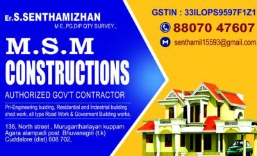 M.S.M CONSTRUCTIONS